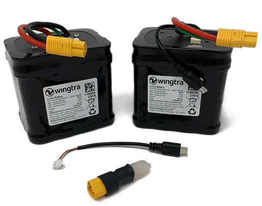 PACK DE 2 BATERÍAS PARA DRON WINGTRA GEN II